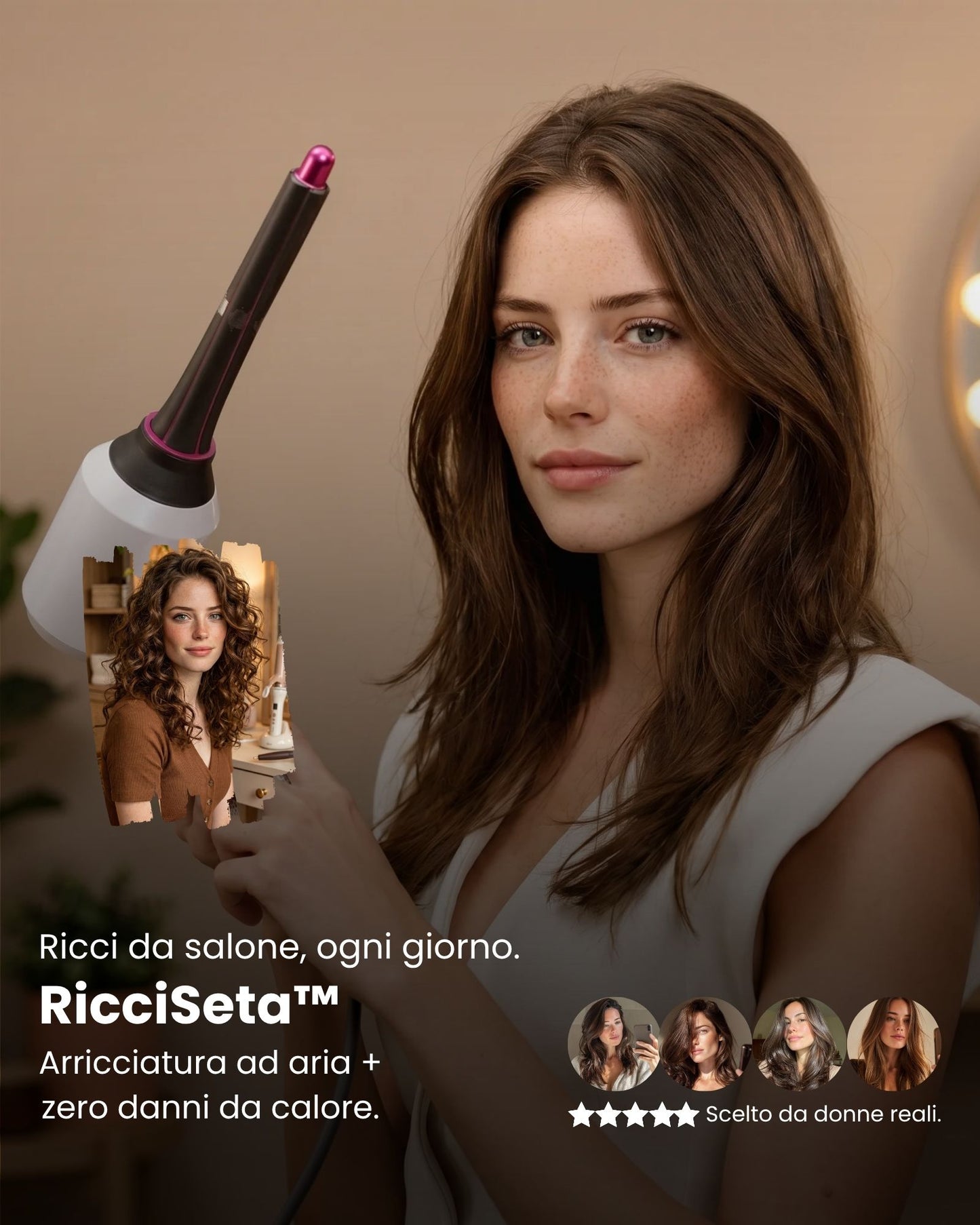 RicciSeta™ - Accessorio Ricci per VentoSeta™