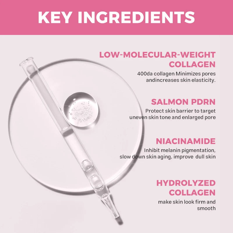Groothandel PDRN Zalm DNA Bio Collageen Roze Jelly Gel Mask voor Huidhydratatie & Versteviging Koreaanse Huidverzorging Gezichtsmaskers Verzorgingsproducten
