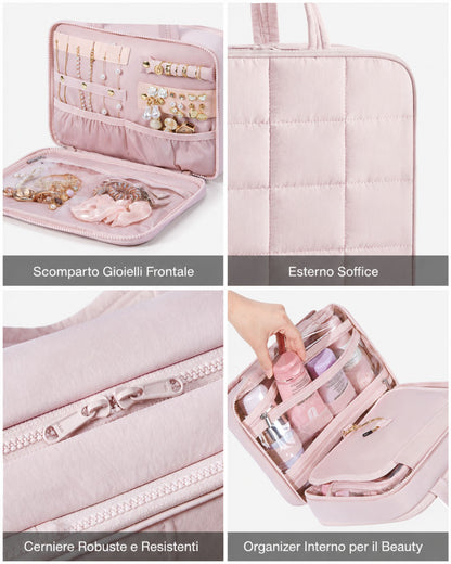 TesoroBorsa™ | Il Beauty Salvaspazio con Scomparto Gioielli