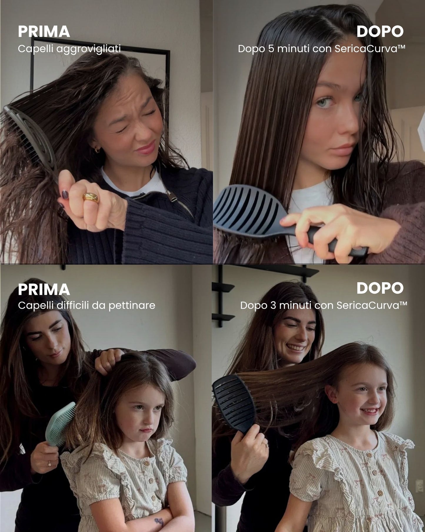 SericaCurva™ - Spazzola Professionale Districante