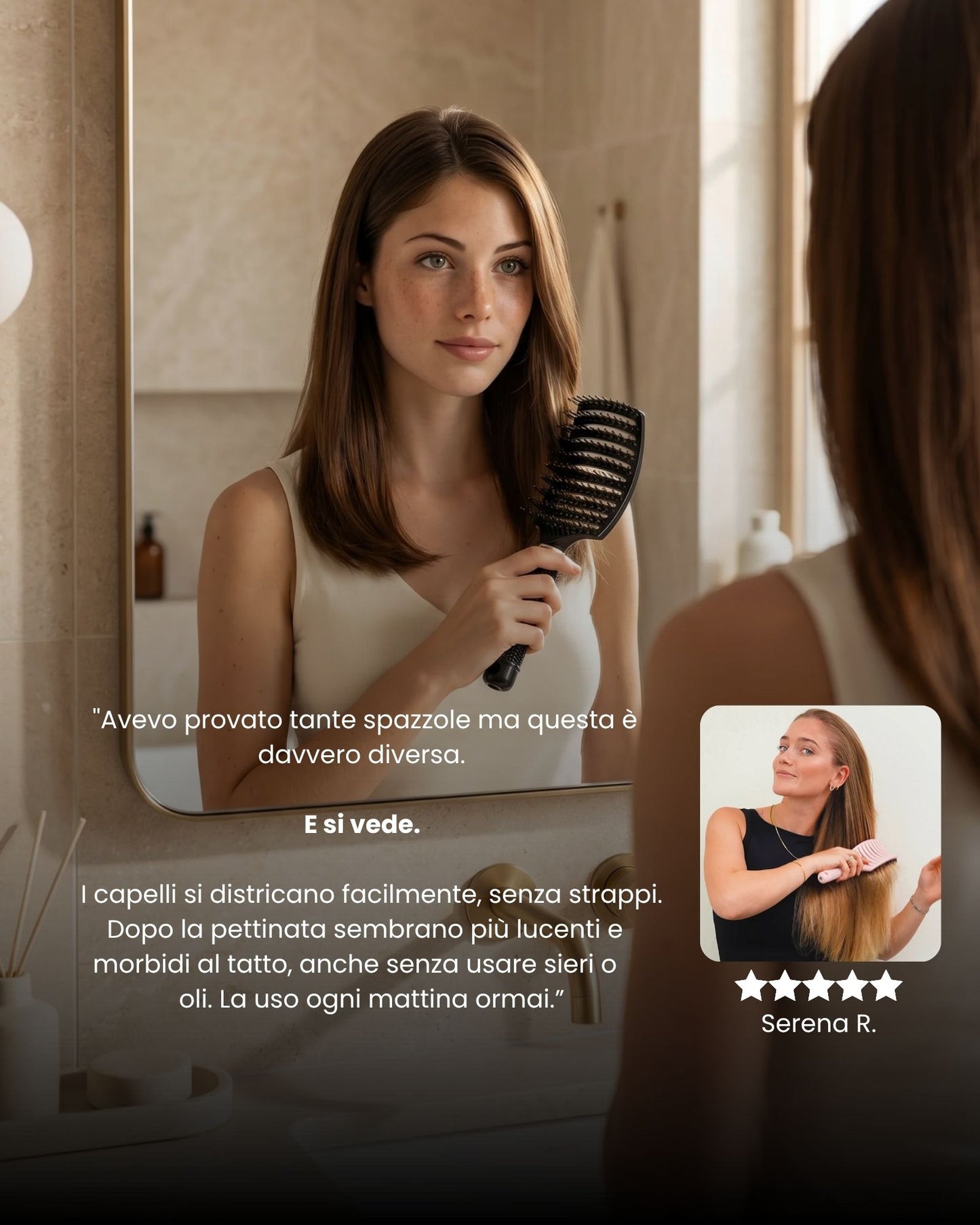 SericaCurva™ - Spazzola Professionale Districante