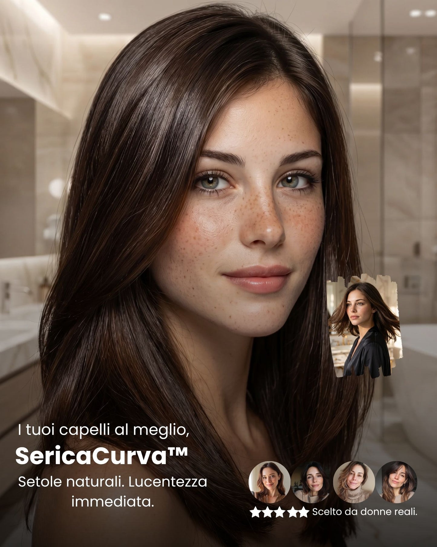 SericaCurva™ - Spazzola Professionale Districante