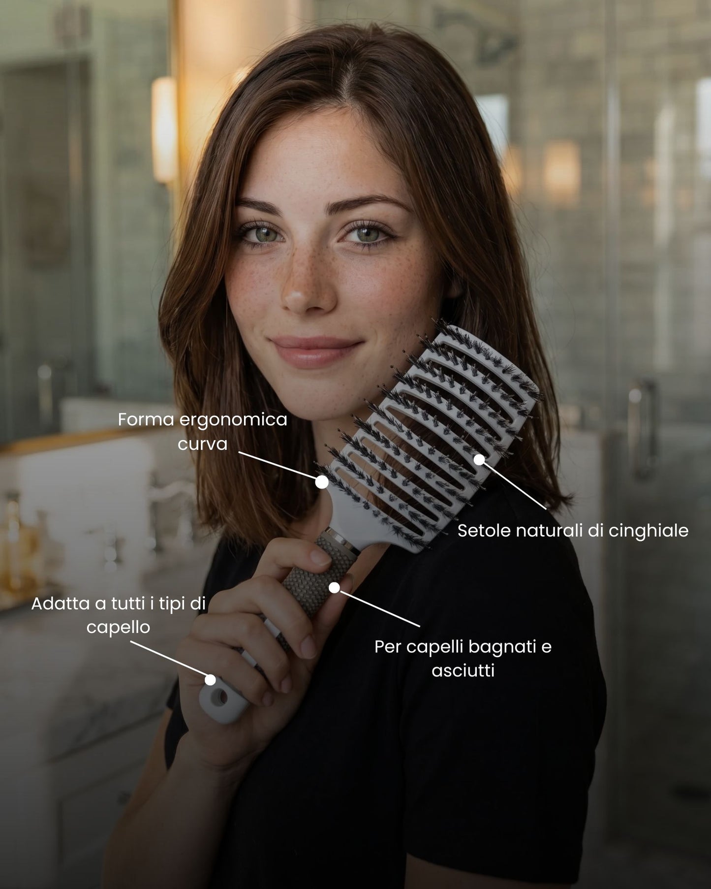 SericaCurva™ - Spazzola Professionale Districante