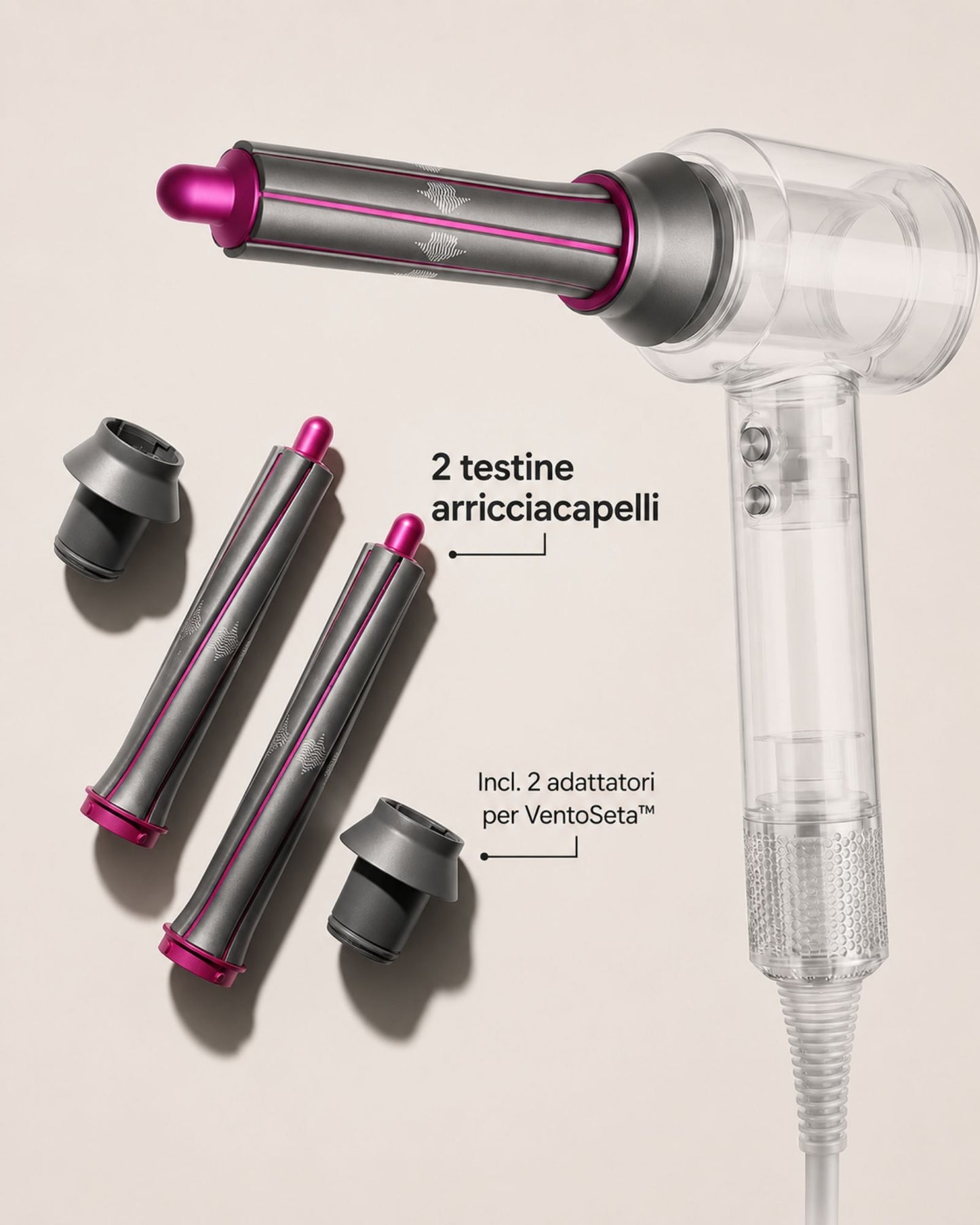 RicciSeta™ - Accessorio Ricci per VentoSeta™