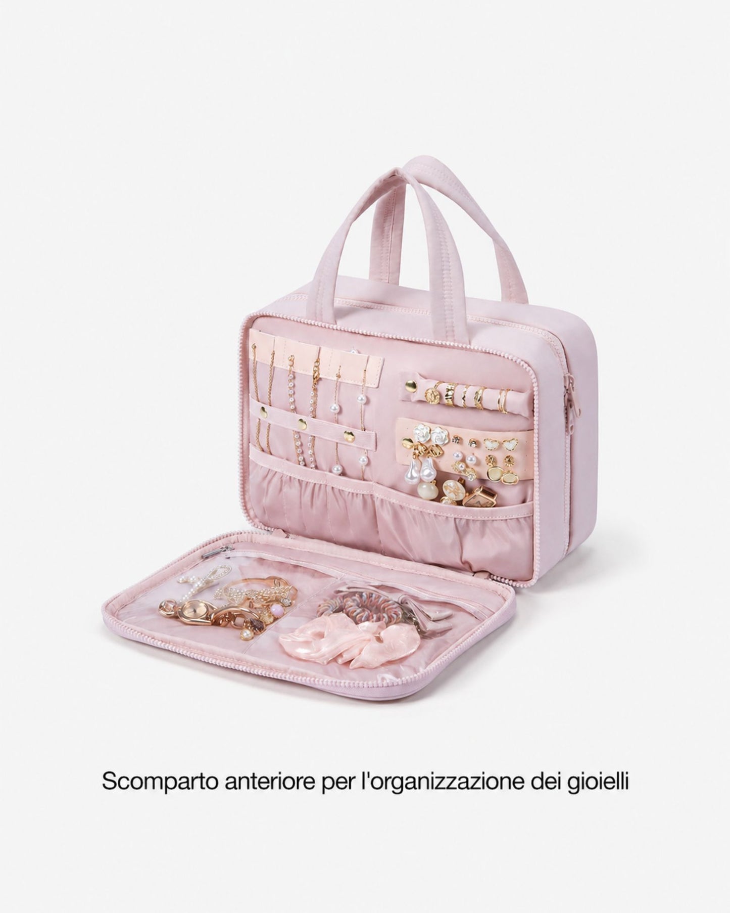 TesoroBorsa™ | Il Beauty Salvaspazio con Scomparto Gioielli