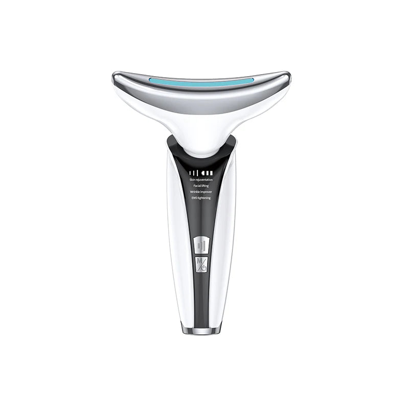 Jmk Hot Sell Huidverjonging Aanscherping Anti-Aging Face Neck Lifting Massager Led Fotontherapie Gezicht En Nek Lifting Apparaat