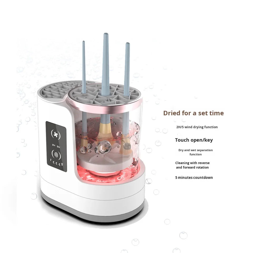 Volautomatische Elektrische Föhn Geïntegreerde Make-Up Borstel Cleaner Nieuwe Release Innovatieve Tool Verwijdert Veilig Stof Schadelijk