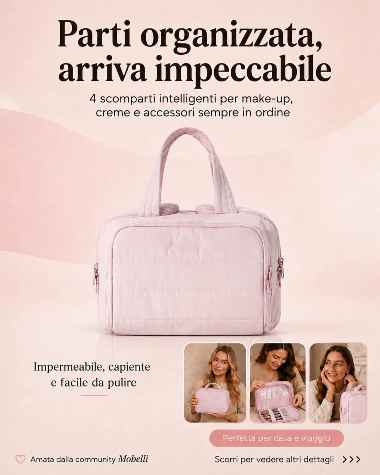 BellaBorsa™ | Il make-up organizer tutto-in-uno