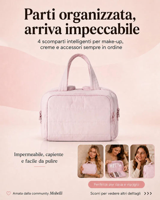 BellaBorsa™ | Il make-up organizer tutto-in-uno