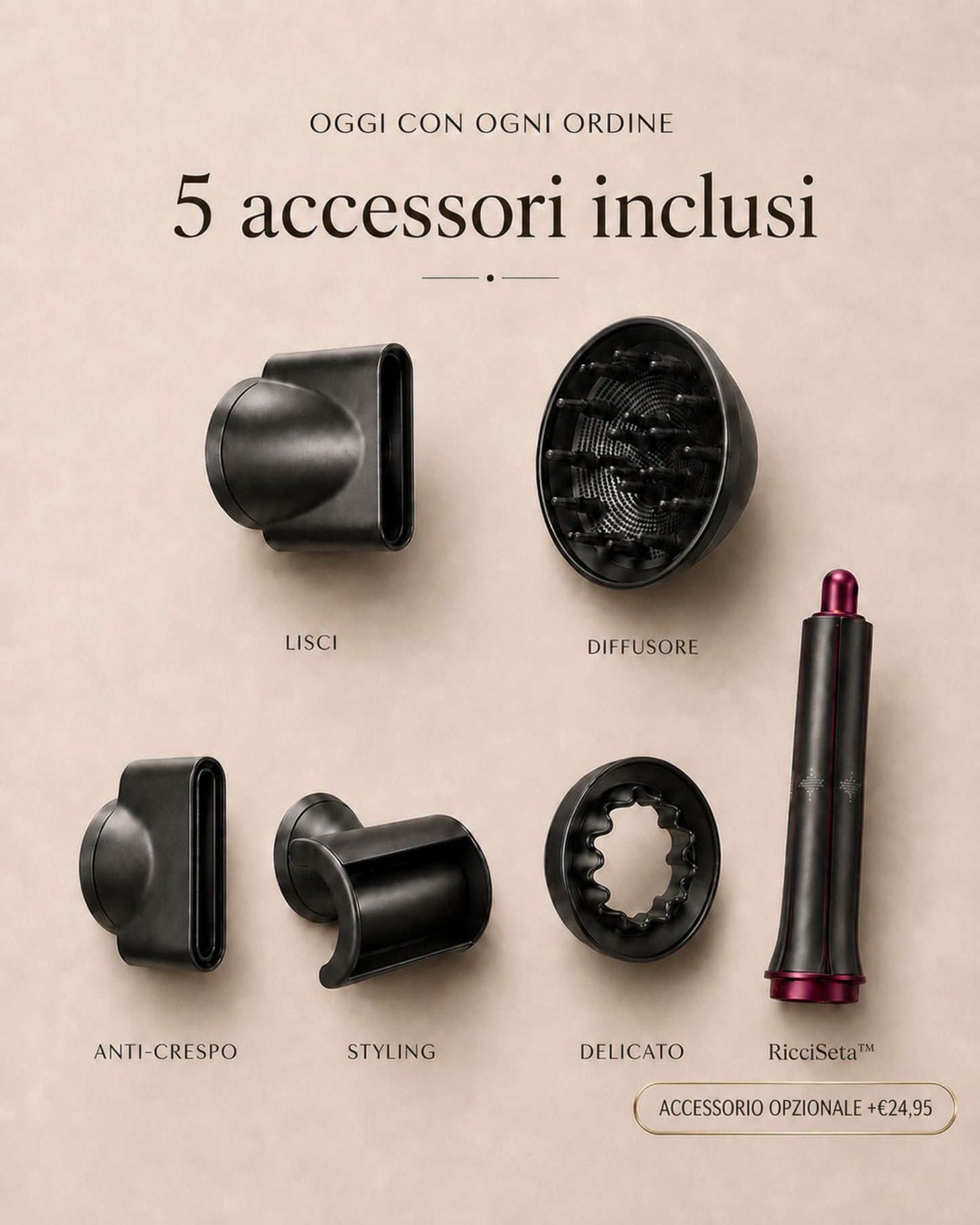 VentoSeta™ - Phon Professionale 5 in 1
